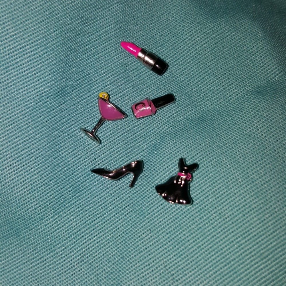 Girly Origami Owl charms